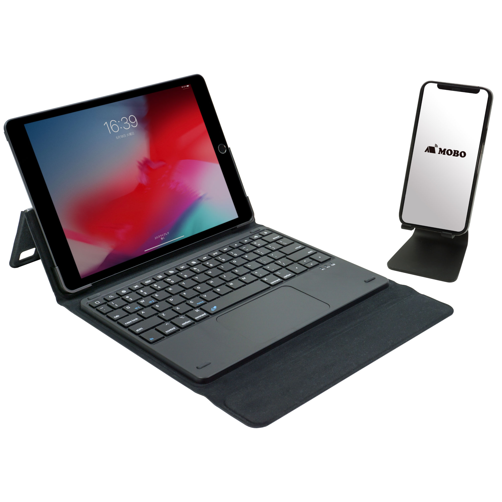 Clamshell Keyboard with Touch Pad for iPad | MOBO